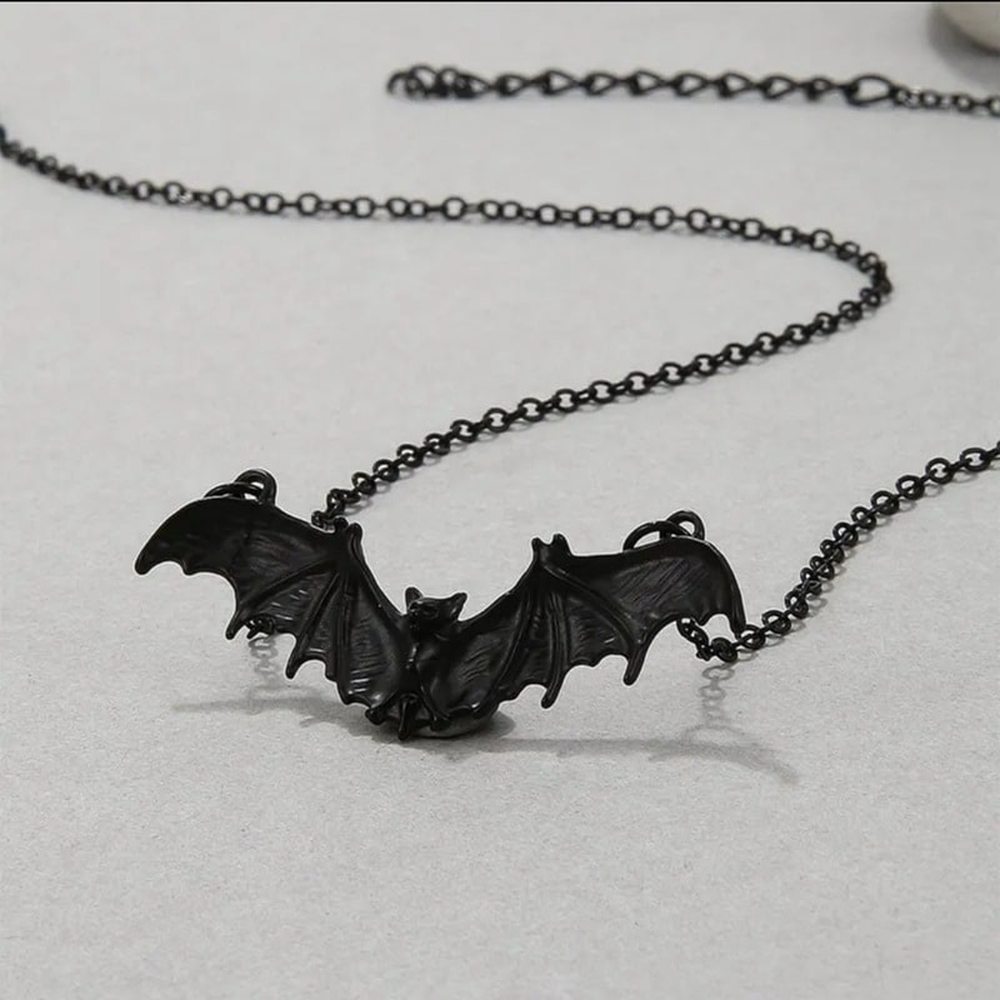 Zac's Alter Ego - Bat Chain Halskette - Schwarz
